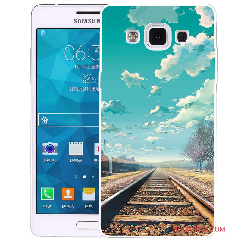 Futerał Samsung Galaxy A5 2015 Miękki Na Telefon Zielony, Etui Samsung Galaxy A5 2015 Ochraniacz