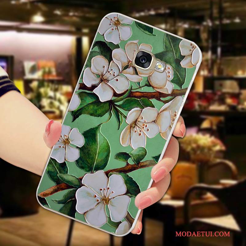 Futerał Samsung Galaxy A5 2017 Kolor Świeży Kwiaty, Etui Samsung Galaxy A5 2017 Silikonowe Na Telefon Anti-fall