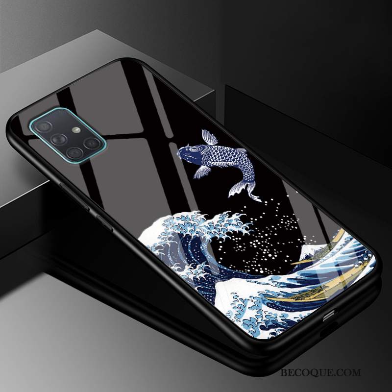 Futerał Samsung Galaxy A51 Torby Anti-fall Tendencja, Etui Samsung Galaxy A51 Miękki Na Telefon Szkło