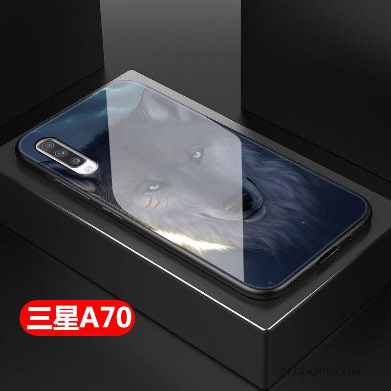 Futerał Samsung Galaxy A70 Ochraniacz Modna Marka Szkło, Etui Samsung Galaxy A70 Moda Trudno Proste
