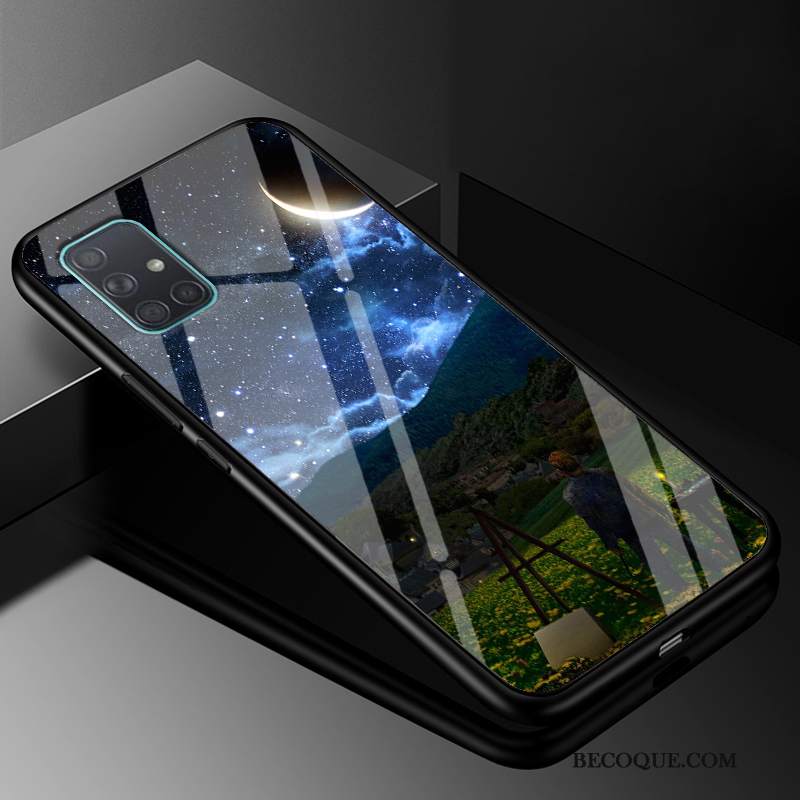 Futerał Samsung Galaxy A71 Moda Modna Marka Dostosowane, Etui Samsung Galaxy A71 Ochraniacz Anti-fall Szkło
