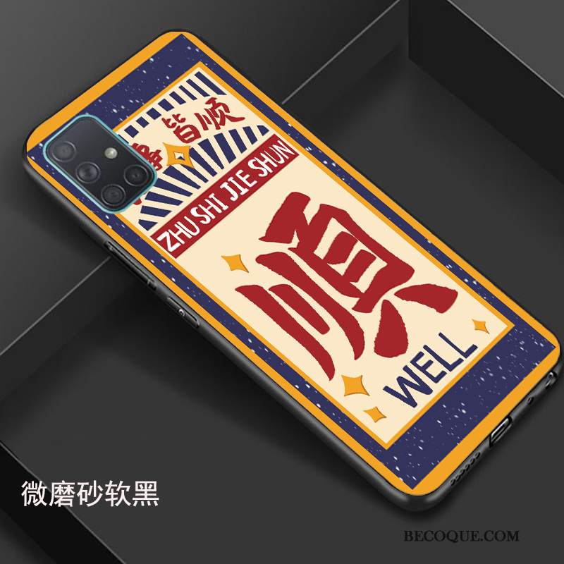 Futerał Samsung Galaxy A71 Silikonowe Nowy Czerwony, Etui Samsung Galaxy A71 Kreatywne Modna Markana Telefon