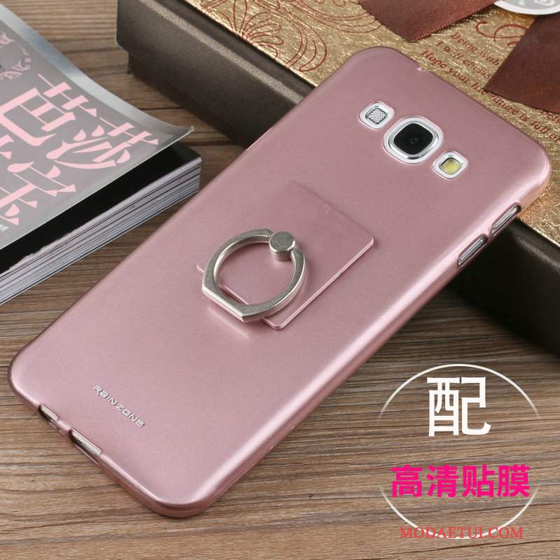 Futerał Samsung Galaxy A8 Miękki Na Telefon Różowe, Etui Samsung Galaxy A8 Ochraniacz Anti-fall Proste
