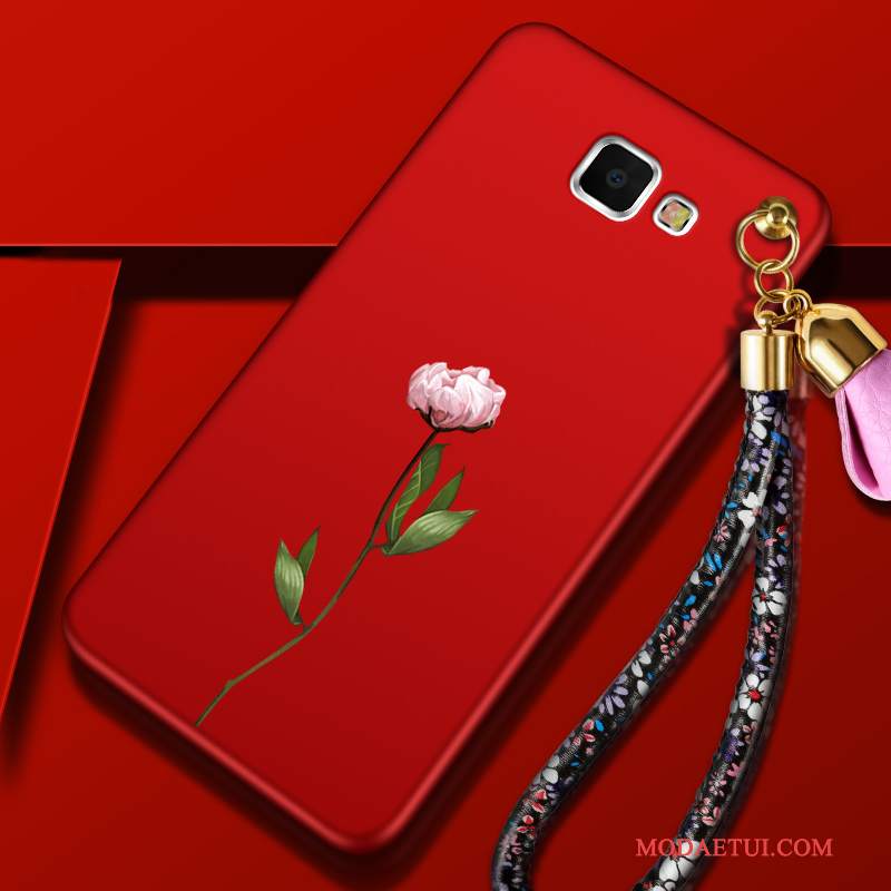 Futerał Samsung Galaxy A9 Torby Czerwonyna Telefon, Etui Samsung Galaxy A9 Silikonowe Wysoki Anti-fall