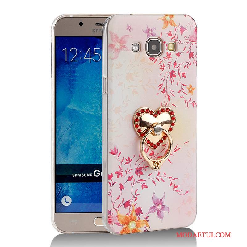 Futerał Samsung Galaxy J5 2015 Wspornik Różowe Anti-fall, Etui Samsung Galaxy J5 2015 Ochraniacz Na Telefon