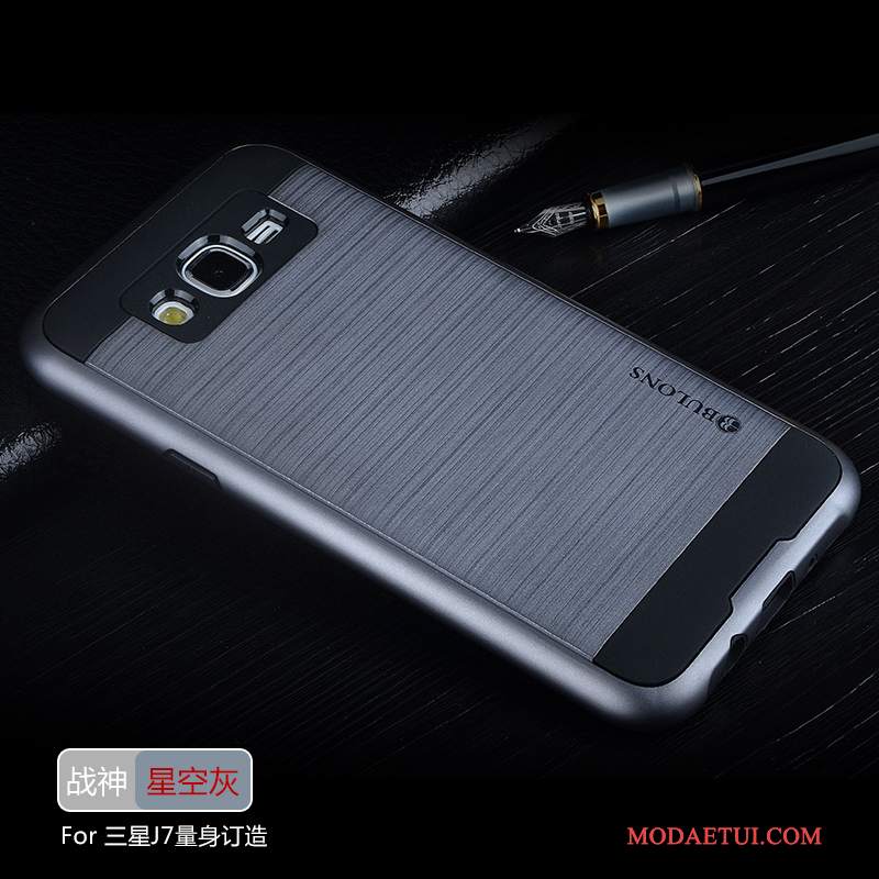 Futerał Samsung Galaxy J7 2015 Torby Osobowość Nowy, Etui Samsung Galaxy J7 2015 Ochraniacz Anti-fallna Telefon