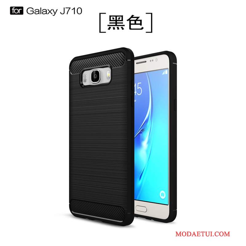 Futerał Samsung Galaxy J7 2016 Miękki Anti-fallna Telefon, Etui Samsung Galaxy J7 2016 Silikonowe Czarny