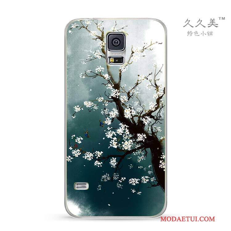 Futerał Samsung Galaxy Note 4 Miękki Atrament Chiński Styl, Etui Samsung Galaxy Note 4 Ochraniacz Świeżyna Telefon