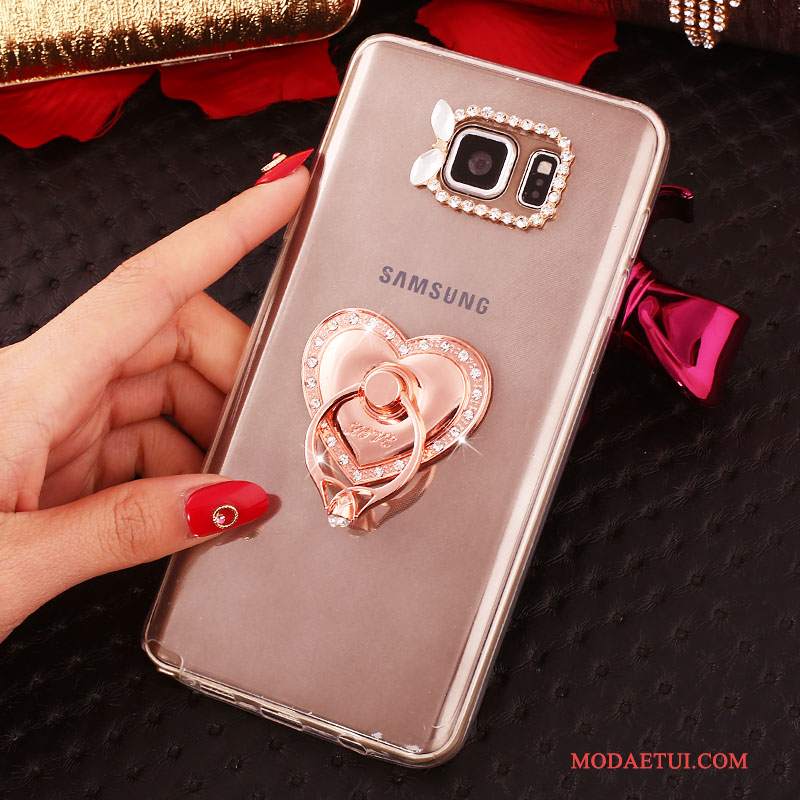 Futerał Samsung Galaxy Note 5 Rhinestone Biały, Etui Samsung Galaxy Note 5 Ochraniacz
