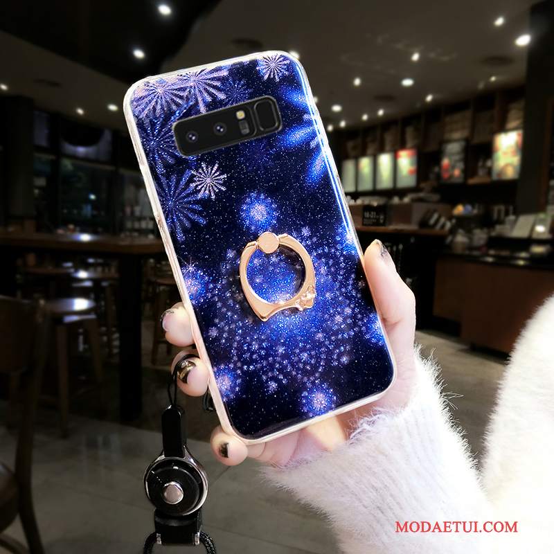Futerał Samsung Galaxy Note 8 Miękki Osobowość Trudno, Etui Samsung Galaxy Note 8 Kreatywne Na Telefon Płatek Śniegu