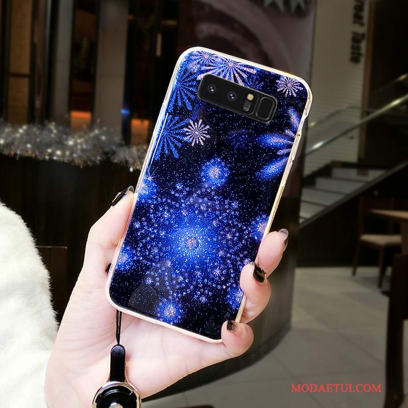 Futerał Samsung Galaxy Note 8 Miękki Osobowość Trudno, Etui Samsung Galaxy Note 8 Kreatywne Na Telefon Płatek Śniegu