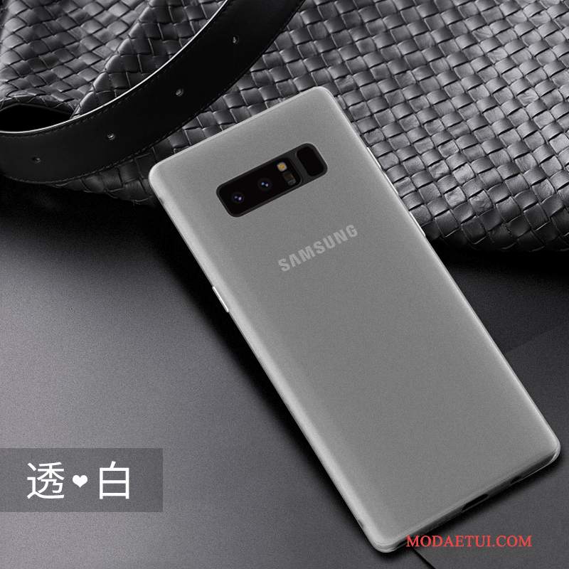 Futerał Samsung Galaxy Note 8 Miękki Wzór Proste, Etui Samsung Galaxy Note 8 Silikonowe Anti-fall Czerwony