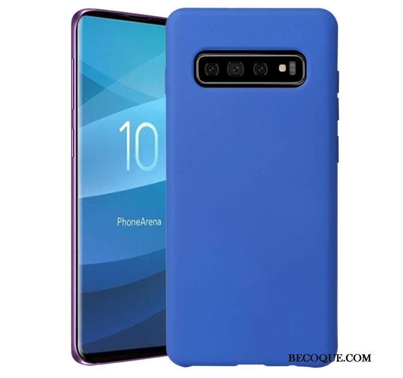Futerał Samsung Galaxy S10 Miękki Nowy Jednolity Kolor, Etui Samsung Galaxy S10 Tendencjana Telefon