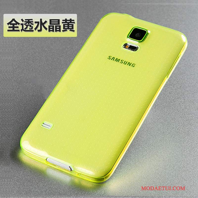 Futerał Samsung Galaxy S5 Miękki Anti-fallna Telefon, Etui Samsung Galaxy S5 Ochraniacz Cienkie Złoto