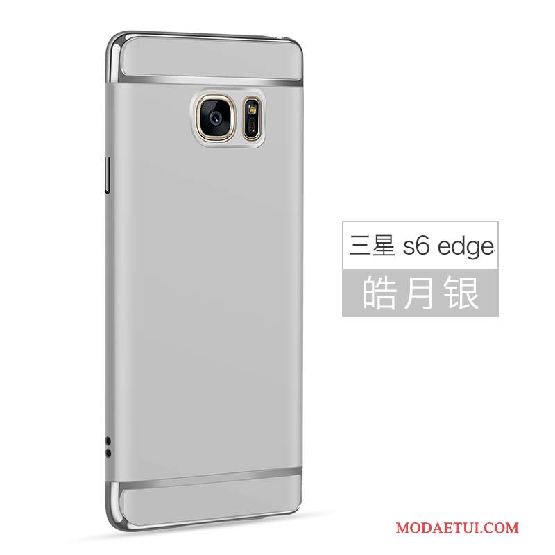 Futerał Samsung Galaxy S6 Edge Ochraniacz Na Telefon Trudno, Etui Samsung Galaxy S6 Edge Różowe Nubuku