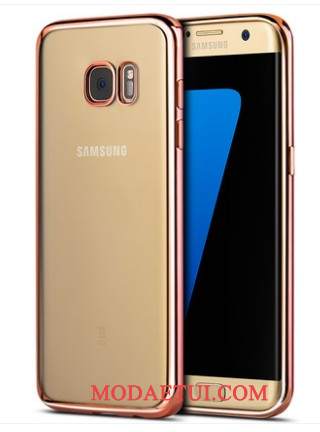 Futerał Samsung Galaxy S7 Edge Silikonowe Na Telefon Srebro, Etui Samsung Galaxy S7 Edge Torby Anti-fall