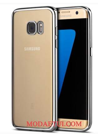 Futerał Samsung Galaxy S7 Edge Silikonowe Na Telefon Srebro, Etui Samsung Galaxy S7 Edge Torby Anti-fall