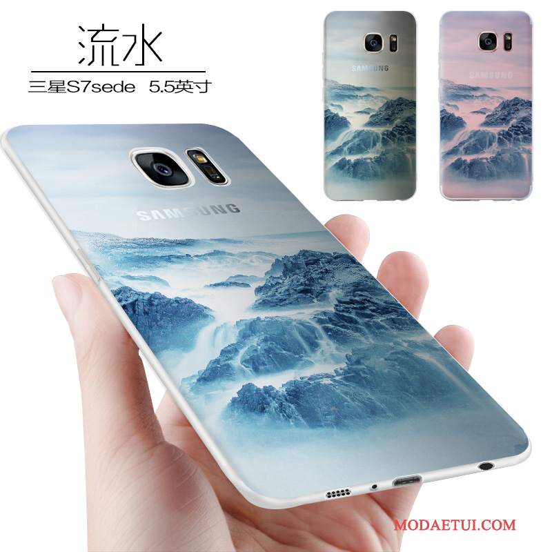 Futerał Samsung Galaxy S7 Kreatywne Na Telefon Purpurowy, Etui Samsung Galaxy S7 Silikonowe Osobowość Tendencja