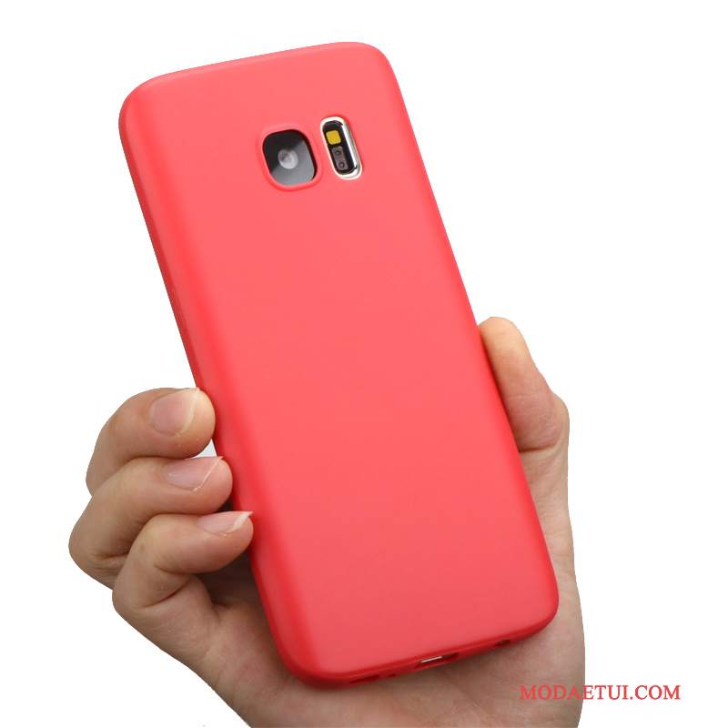 Futerał Samsung Galaxy S7 Miękki Cienkie Anti-fall, Etui Samsung Galaxy S7 Osobowość Różowe