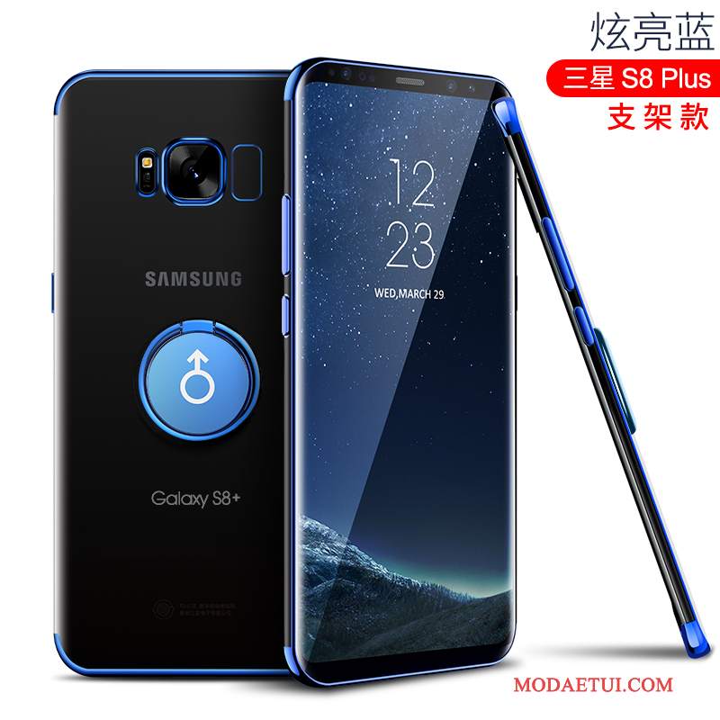 Futerał Samsung Galaxy S8+ Kreatywne Anti-fall Niebieski, Etui Samsung Galaxy S8+ Silikonowe Tendencja Przezroczysty