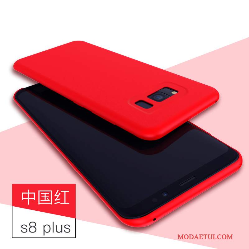 Futerał Samsung Galaxy S8+ Luksusowy Anti-fall Czarny, Etui Samsung Galaxy S8+ Miękki Czerwonyna Telefon