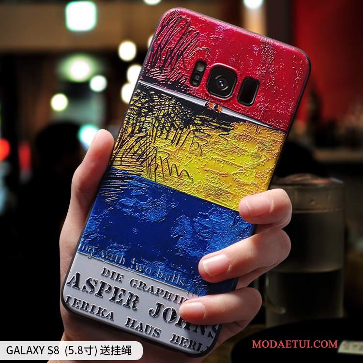 Futerał Samsung Galaxy S8 Miękki Różowe Cienkie, Etui Samsung Galaxy S8 Torby Nubuku Osobowość