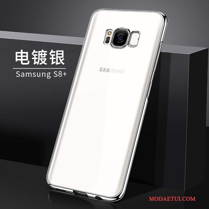Futerał Samsung Galaxy S8+ Ochraniacz Przezroczysty Czarny, Etui Samsung Galaxy S8+ Cienkiena Telefon