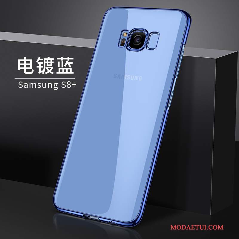 Futerał Samsung Galaxy S8+ Ochraniacz Przezroczysty Czarny, Etui Samsung Galaxy S8+ Cienkiena Telefon