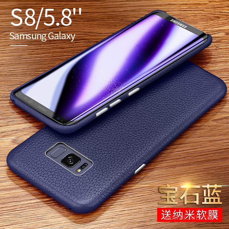 Futerał Samsung Galaxy S8+ Skóra Bydło Osobowość, Etui Samsung Galaxy S8+ Luksusowy Cienka Biznes