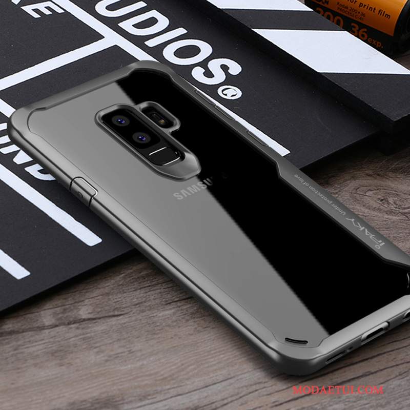 Futerał Samsung Galaxy S9+ Silikonowe Na Telefon Przezroczysty, Etui Samsung Galaxy S9+ Miękki Osobowość Czarny