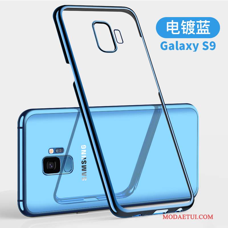 Futerał Samsung Galaxy S9 Torby Niebieskina Telefon, Etui Samsung Galaxy S9 Ochraniacz Cienkie Anti-fall