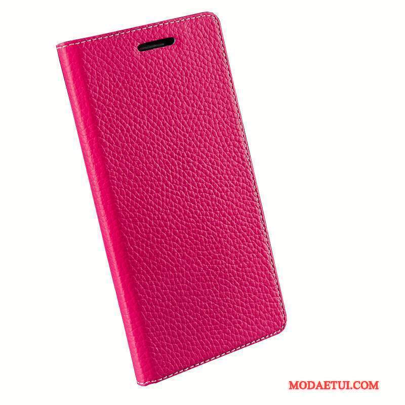 Futerał Sony Xperia X Skóra Różowena Telefon, Etui Sony Xperia X Ochraniacz