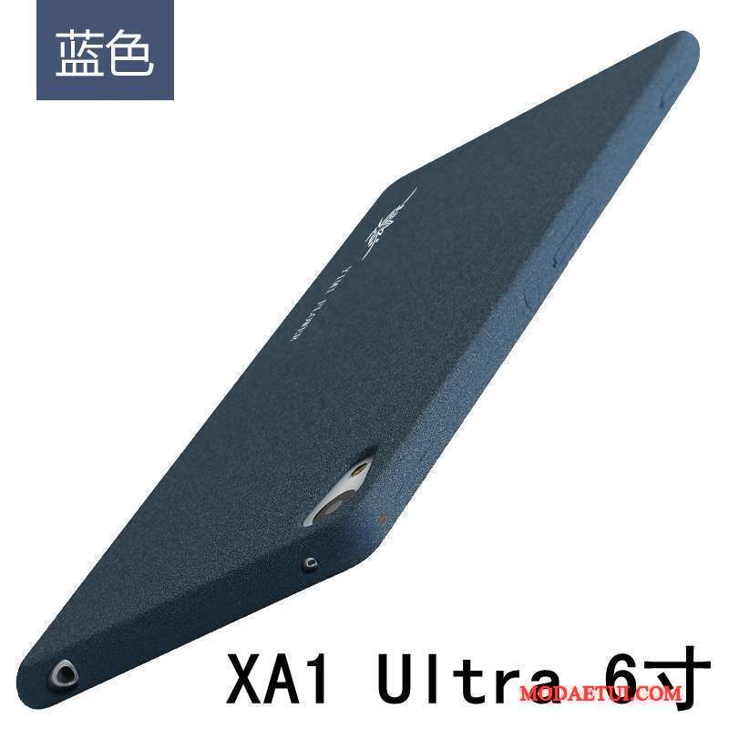 Futerał Sony Xperia Xa1 Ultra Torby Czerwonyna Telefon, Etui Sony Xperia Xa1 Ultra Miękki Nubuku Anti-fall