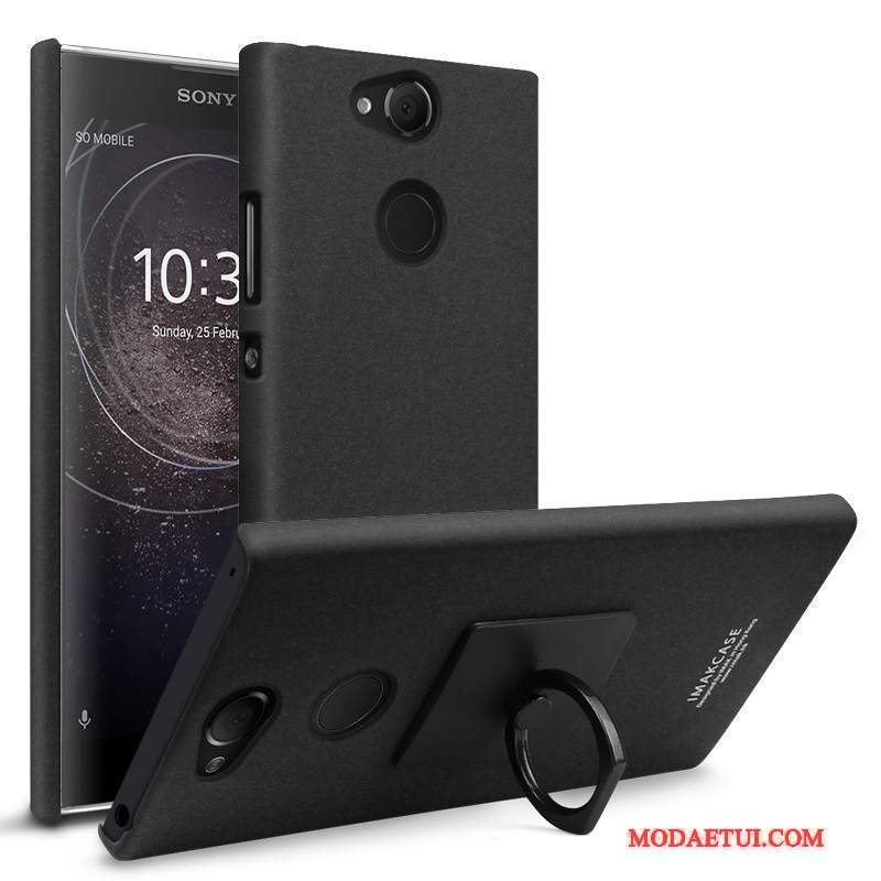 Futerał Sony Xperia Xa2 Torby Nubuku Ring, Etui Sony Xperia Xa2 Ochraniacz Anti-fallna Telefon
