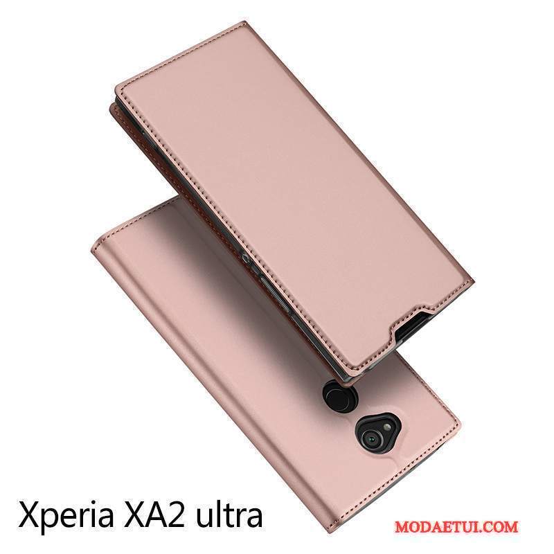 Futerał Sony Xperia Xa2 Ultra Skóra Anti-fallna Telefon, Etui Sony Xperia Xa2 Ultra Torby Tendencja Złoto