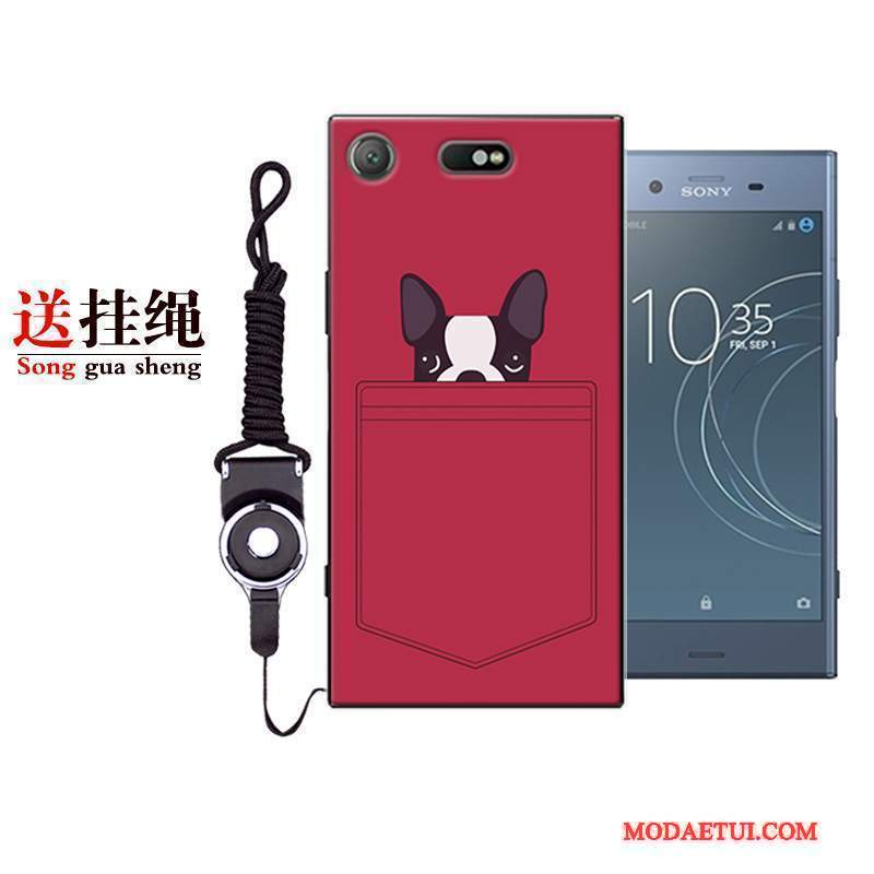 Futerał Sony Xperia Xz1 Compact Torby Czerwony Osobowość, Etui Sony Xperia Xz1 Compact Silikonowe Tendencjana Telefon