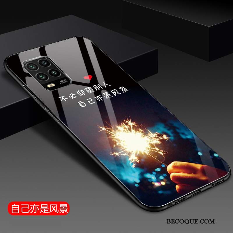 Futerał Xiaomi Mi 10 Lite Silikonowe Niebieskina Telefon, Etui Xiaomi Mi 10 Lite Moda Mały Cienkie