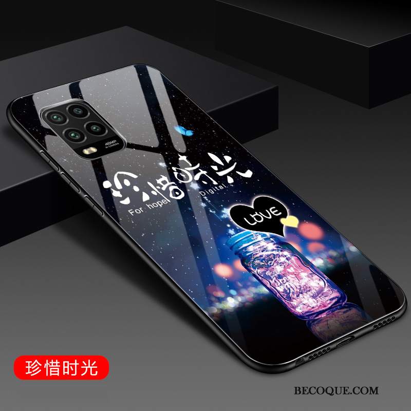 Futerał Xiaomi Mi 10 Lite Silikonowe Niebieskina Telefon, Etui Xiaomi Mi 10 Lite Moda Mały Cienkie