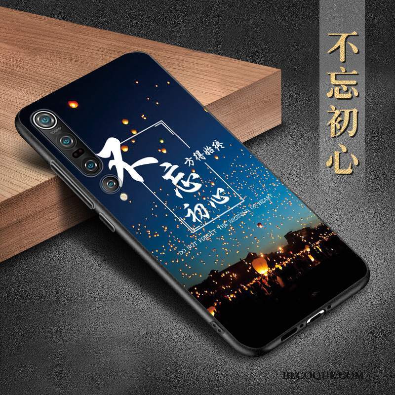 Futerał Xiaomi Mi 10 Pro Silikonowe Niebieski Mały, Etui Xiaomi Mi 10 Pro Ochraniacz Anti-fall Tendencja