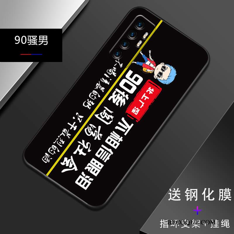 Futerał Xiaomi Mi Note 10 Lite Kreatywne Proste Modna Marka, Etui Xiaomi Mi Note 10 Lite Miękki Osobowość Młodzież