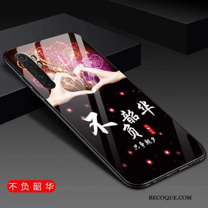Futerał Xiaomi Mi Note 10 Lite Miękki Młodzież Trudno, Etui Xiaomi Mi Note 10 Lite Ochraniacz Mały Czarny