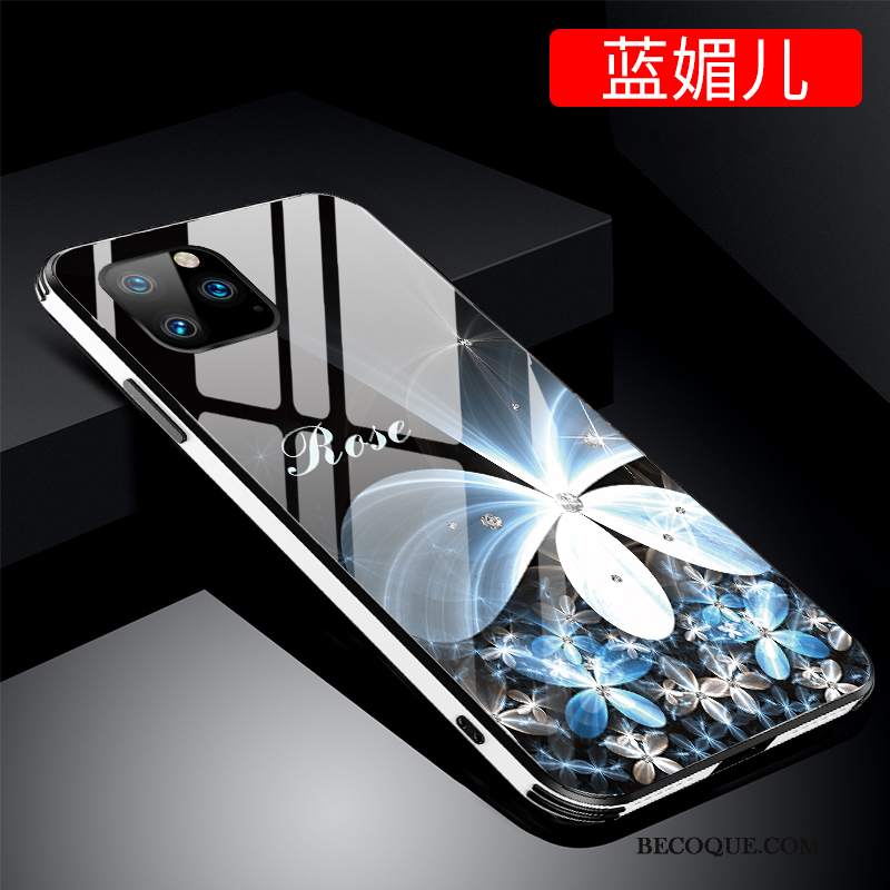 Futerał iPhone 11 Pro Max Torby Nowy Chiński Styl, Etui iPhone 11 Pro Max Ochraniacz Cienkie Purpurowy