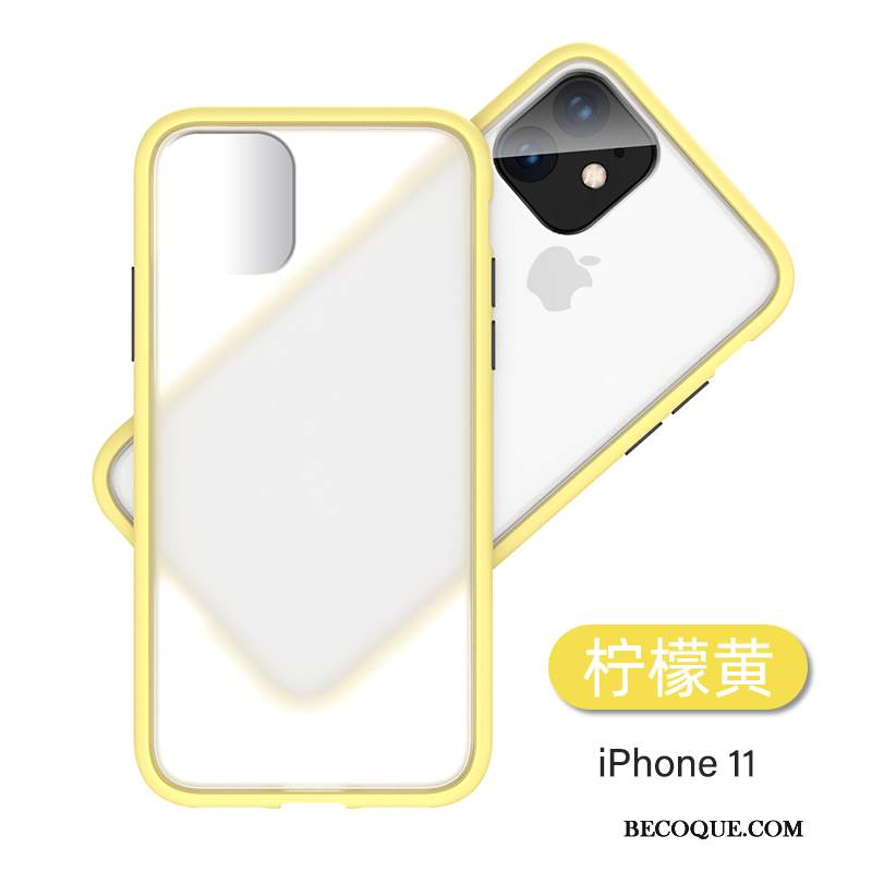 Futerał iPhone 11 Torby Na Telefon Modna Marka, Etui iPhone 11 Silikonowe Tendencja Żółty