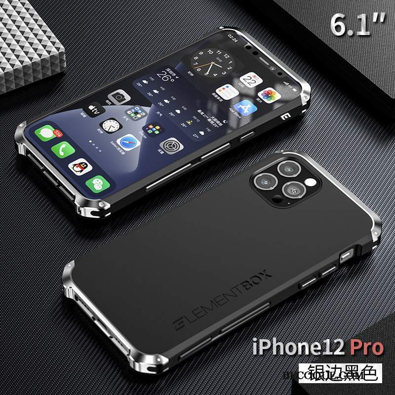 Futerał iPhone 12 Pro Torby Niebieskina Telefon, Etui iPhone 12 Pro Ochraniacz Anti-fall Granica