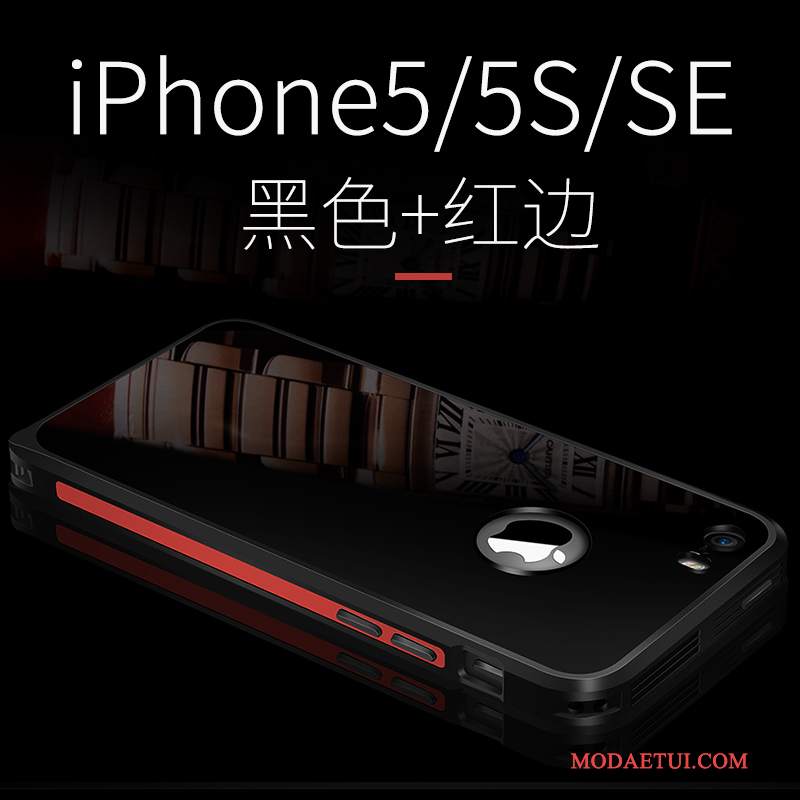 Futerał iPhone 5/5s Metal Niebieskina Telefon, Etui iPhone 5/5s Kreatywne Anti-fall Trudno