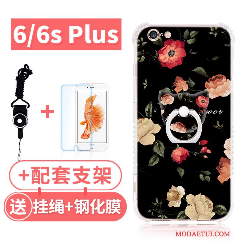 Futerał iPhone 6/6s Plus Miękki Na Telefon Balon, Etui iPhone 6/6s Plus Silikonowe Anti-fall Różowe