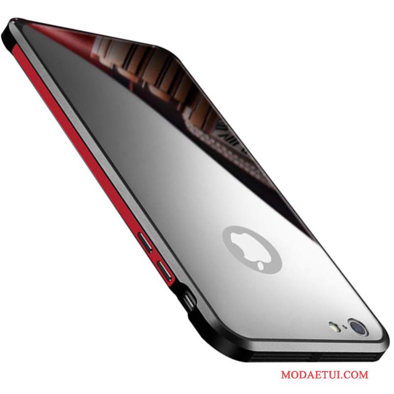 Futerał iPhone 6/6s Torby Anti-fall Trudno, Etui iPhone 6/6s Metal Granica Czarny