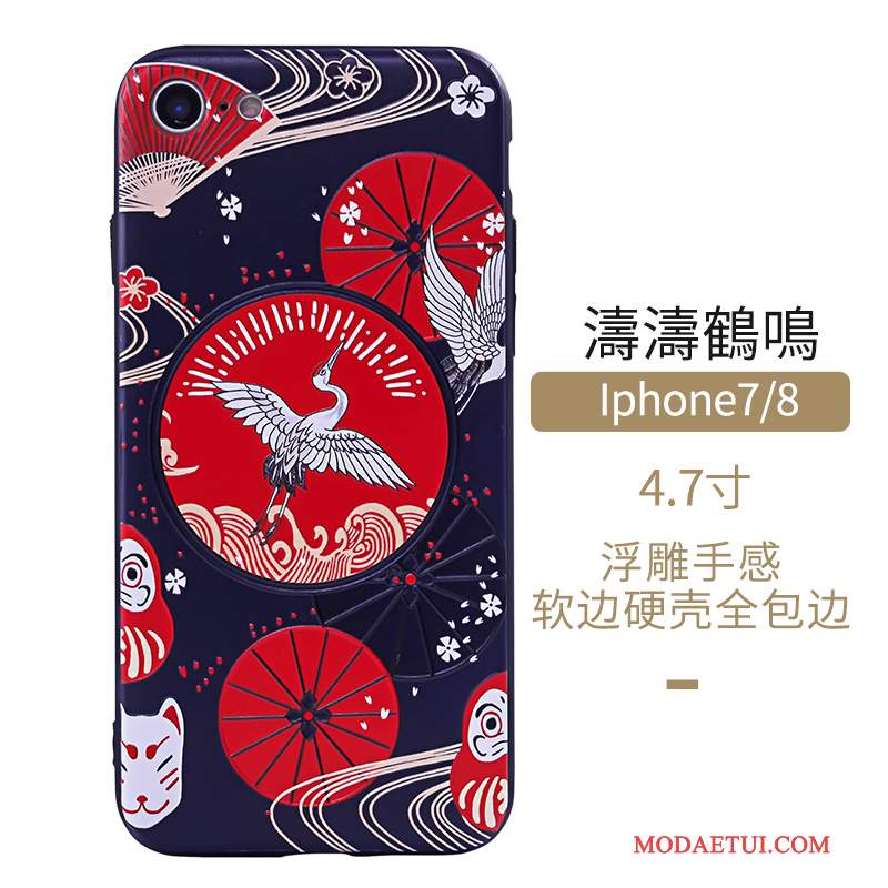 Futerał iPhone 8 Kolor Wiatr Sztuka, Etui iPhone 8 Ochraniacz Chiński Stylna Telefon