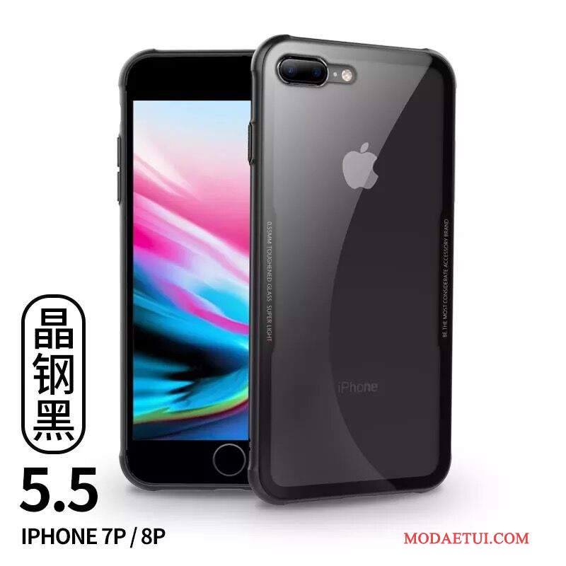 Futerał iPhone 8 Plus Silikonowe Szkło Hartowanena Telefon, Etui iPhone 8 Plus Nowy Filmy