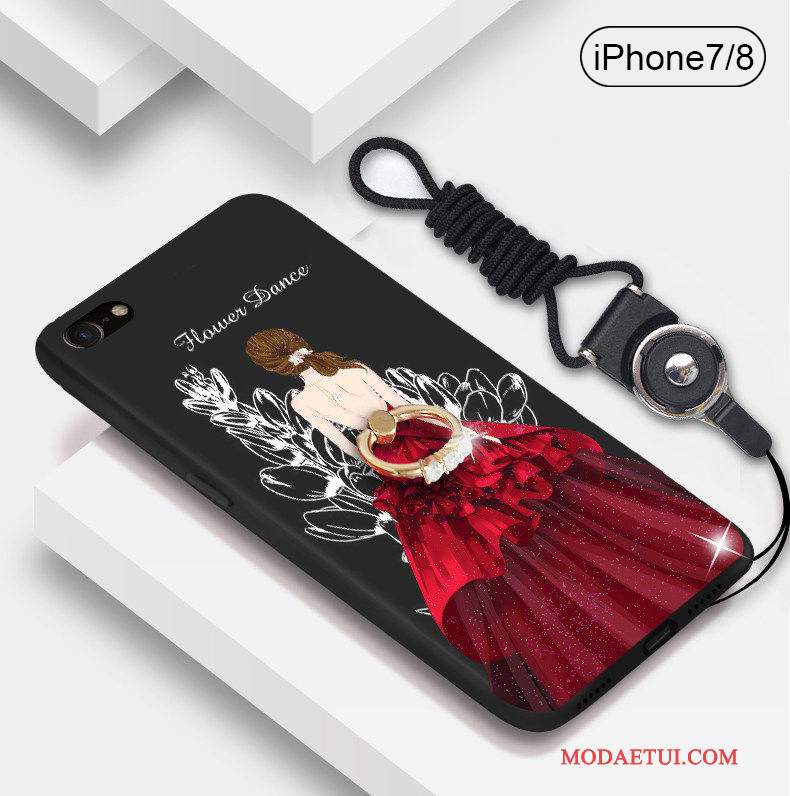 Futerał iPhone 8 Plus Torby Nowy Czerwony, Etui iPhone 8 Plus Silikonowe Na Telefon Modna Marka